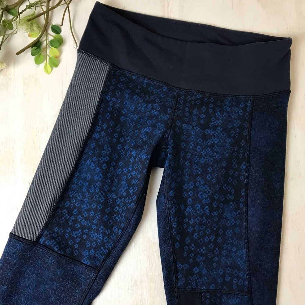 Lululemon Wunder Under Sashiko patchwork tight 6 - Picture 6 of 8